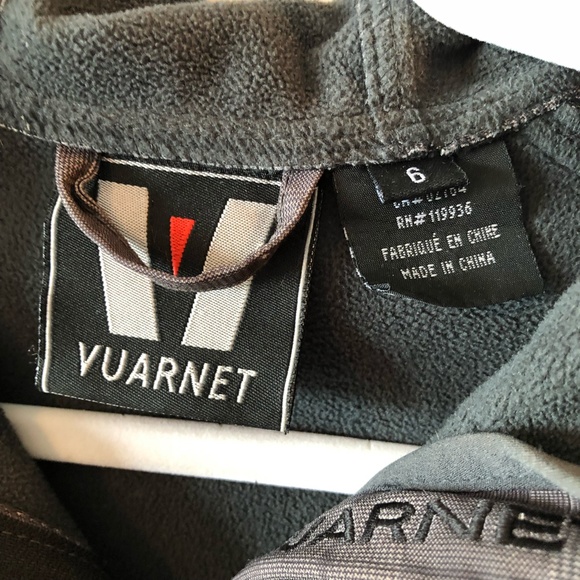 Vintage 90's Vuarnet Grey Check Plaid Print Zip Up Trench Ski Jacket - Picture 3 of 11